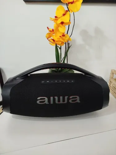 Caixa de Som Boombox Plus 200W AIWA BBS-01-B BIVOLT