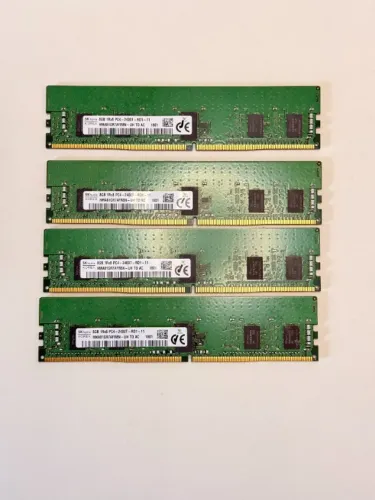 Memória Ram SK hynix DDR4 32GB 2400Mhz(4x8GB) UR0303 HMA81GR7AFR8N-UH RDIMM ECC (Apenas P/
