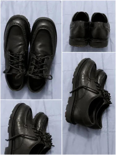 Sapato Preto Tratorado Zara 41