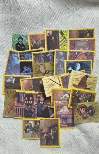 figurinhas álbum harry potter e a pedra filosofal