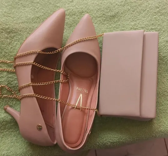 Sapato Tam 35 e bolsa