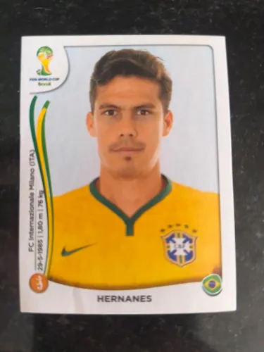 Figurinha Hernandes - Brasil - Copa do mundo 2014 - Original Panini - São Paulo FC