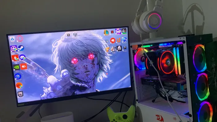 Monitor Gamer LG UltraGear 27" Full HD, 144Hz, 1ms, IPS, HDMI e DP, HDR 10, 99% sRGB, Free