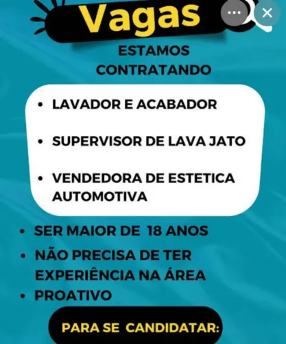 VAGA lavador masculino ou feminino