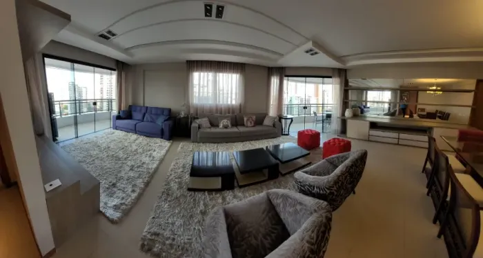 Apto com 195m² 1 um por andar e 3 Três suítes - mobiliado - no Umarizal.