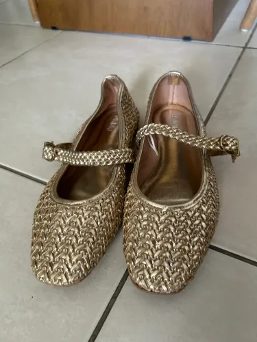 Sapatilha36 bailarina dourada