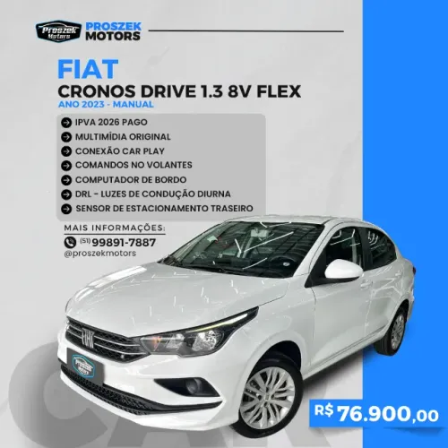 Fiat Cronos Drive 1.3 8V Flex 2023