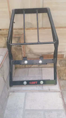Churrasqueira de moto adaptada pra bike