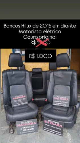 Bancos de couro original promoção limpa estoque 1.000