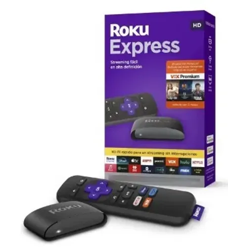 Tranforme sua tv em Smart Roku Express: Dispositivo De Streaming Hd Para Tv Com Wifi Preto