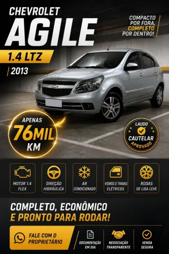 Chevrolet Agile LTZ 1.4 MPFI 8V Flexpower 5P 2013