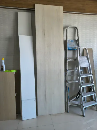 Prateleira em MDF branco 