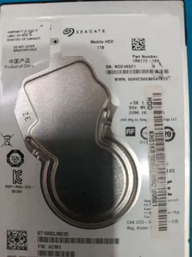 HD 1 TB Seagate