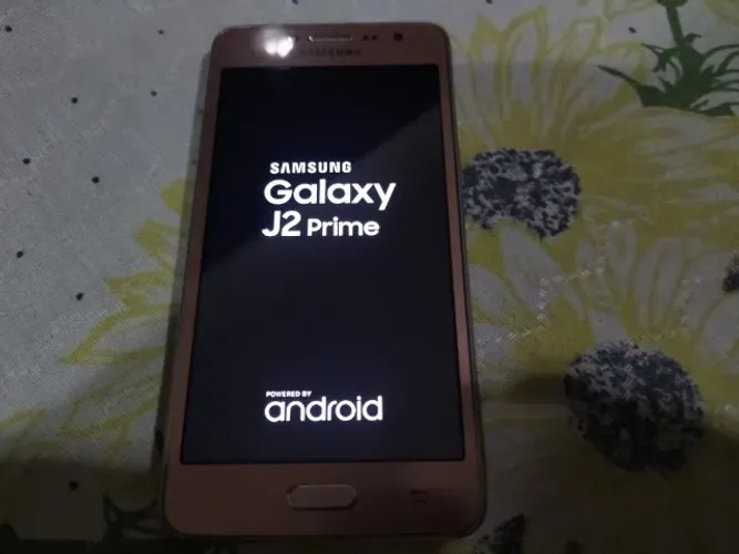 Celular Samsung J2 Prime Rose completo funcionando