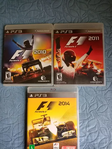 Jogos originais fórmula 1 os 3 por 120