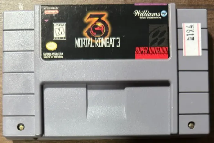 Mortal Kombat 3 Original SNES Super Nintendo 194