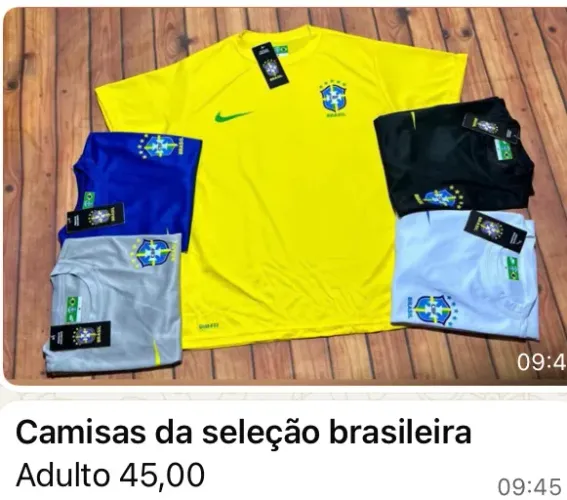 Camisas Copa do Mundo (Seleção Brasileira) Temos entrega para João Pessoa 