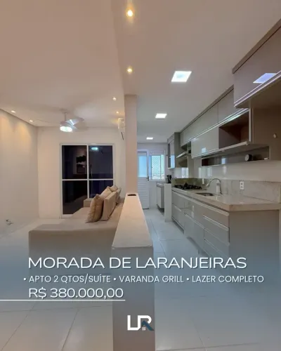 Apartamento à venda no condomínio Villagio Manguinhos, em Morada de Laranjeiras, Serra/ES.