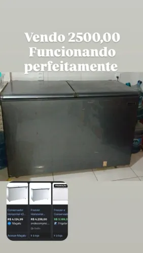 Freezer horizontal