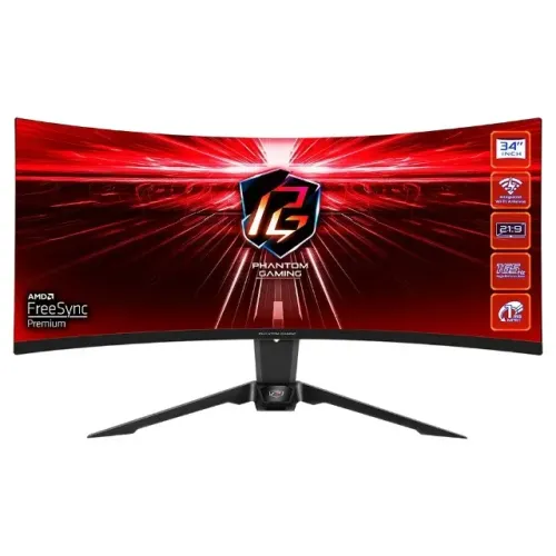 Monitor Gamer ASRock Phantom Gaming 34 WQuadHD 165Hz 1Ms