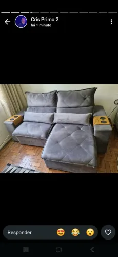 Sofa retrátil e reclinável