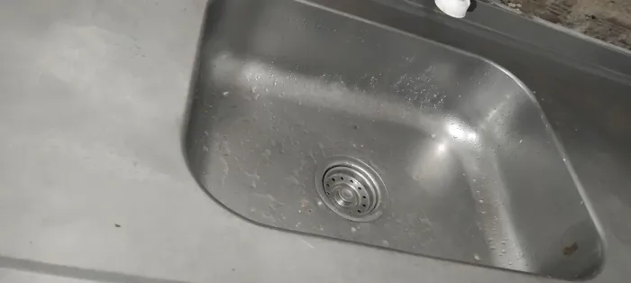 Pia de alumínio inox 1.80