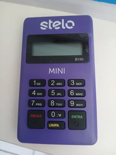 Maquininha Stelo Mini D150 NOVA - Nunca Usada