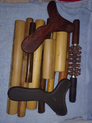 Kit de bambus pra massagem 
