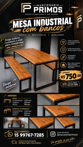 MESA INDUSTRIAL OPORTUNIDADE !!
