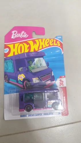 Dream camper Barbie roxo - Hot Wheels 