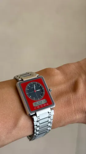 Relógio Tissot Two-timer Analógico Digital Raridade 