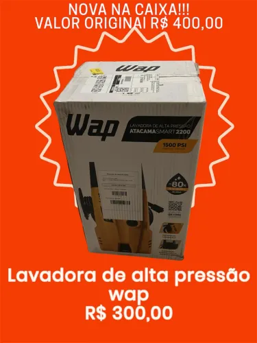 LAVADORA DE ALTA PRESSÃO WAP LACRADA NA CAIXA!!