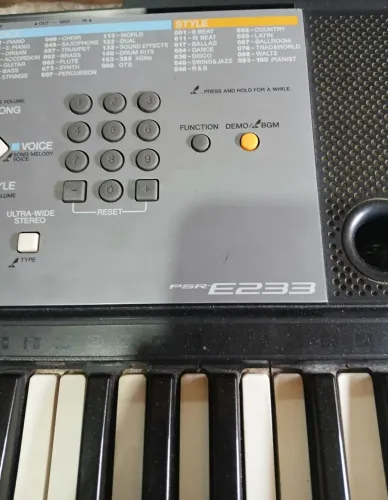 Teclado yamaha perfeito psr e233
