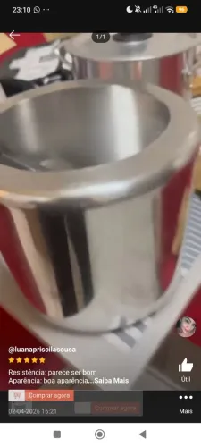 Panela de pressão de 10 litros