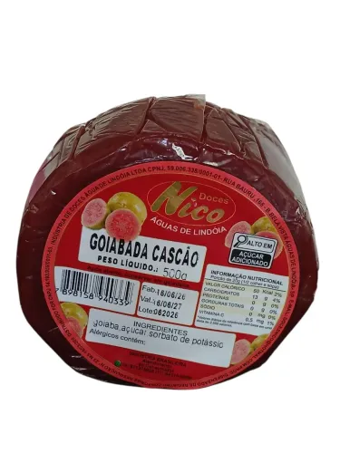 Goiabada cascão Águas de Lindoia 500 gr