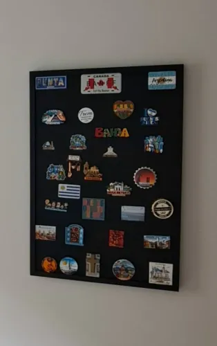 Lindo Quadro Para Imãs ( Fundo Metalico)