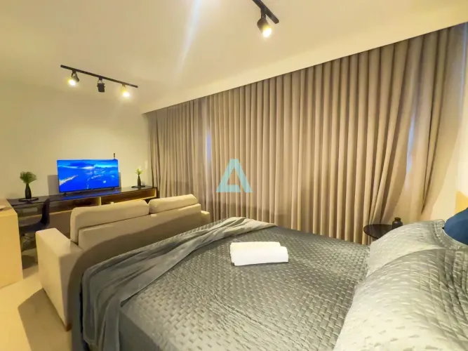 Apartamento 1Q mobiliado para Alugar, Metropolitan Sidney, Setor Jardim Goiás, Goiânia, GO