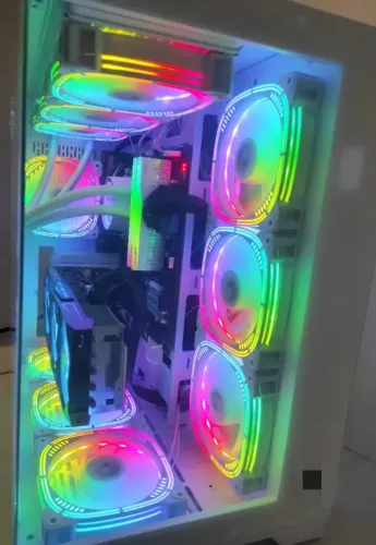 Pc Gamer Fire Ryzen 5 7400F ou i5-14ª RTX 3080 (NOVO) AM5 DDR5