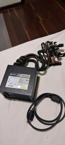 Fonte Corsair VS500 500w 80 plus white