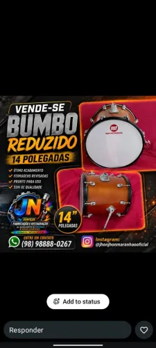 Bumbo 14 polegadas
