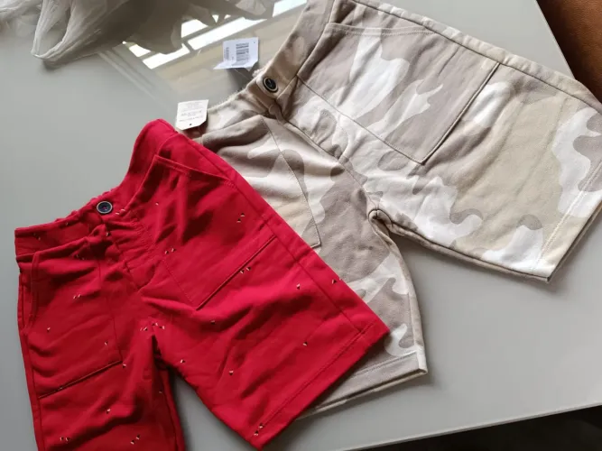 Short Moletom infantil masculino 