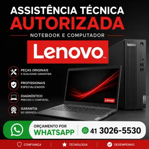 Assitência Técnica Notebooks Lenovo Curitiba