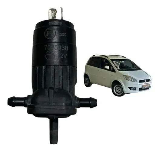 Motor Bomba Esguicho Água Para-brisa Fiat Idea 2006 A 2012