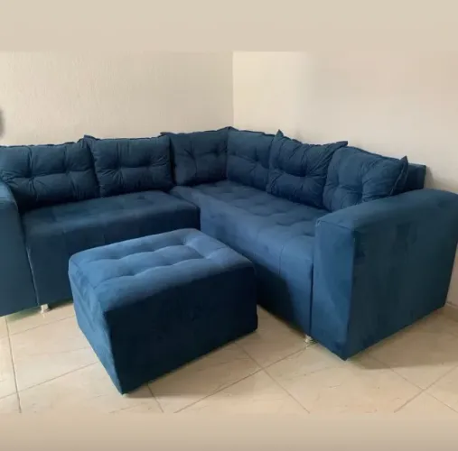 Sofá azul lindo
