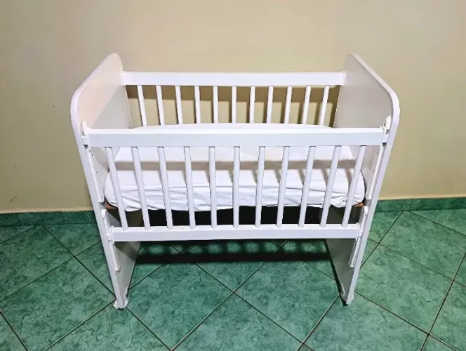 Mini berço com colchão Grade móvel