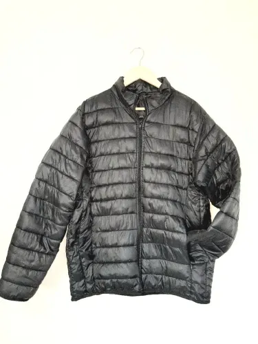 Jaqueta Puffer Masculina Preta Tam.G<br>Tamanho G