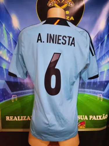 CAMISA ESPANHA INIESTA OFICIAL 2012/2013 ADIDAS