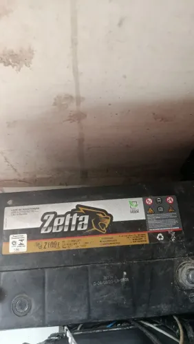 Bateria zetta 100 amperes usada em som automotivo