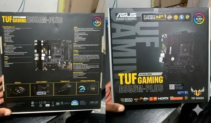 Placa-Mãe ASUS TUF Gaming B550M-Plus AM4 DDR4