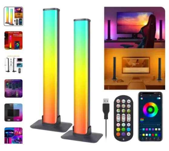 Barra de Luz LED RGB Ambiance Light USB - Perfeita para Setup Gamer e TV